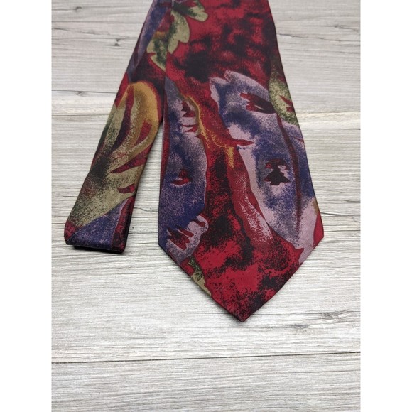 Oscar De La Renta Studio Mens Multicolored  Tie 58" - Picture 2 of 8